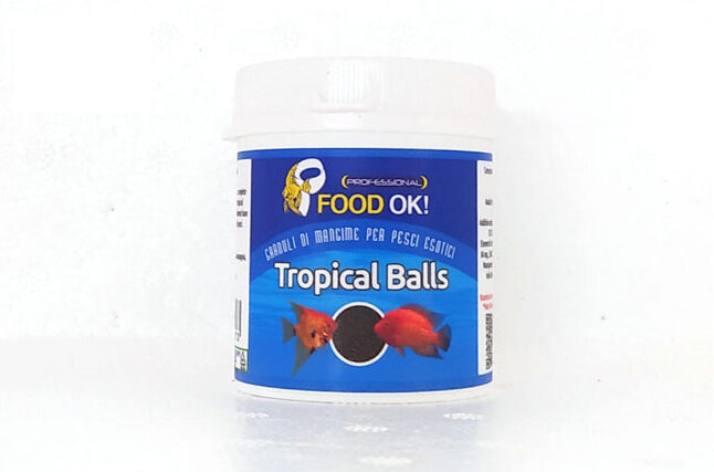 (MGRAN100) TROPICAL BALLS 100ml, Mangime in granuli per Pesci Tropicali d'Acqua Dolce